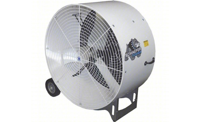 Schaefer 36 Industrial Drum Fan, White, Direct Drive