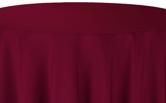 burgundy linen